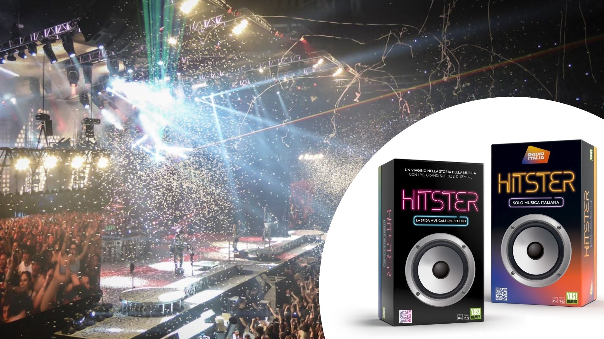 Jumbo Hitster &ndash; Gioco Di Carte Party Musicale, Indovinelli E Societ&agrave;, 16+ Anni