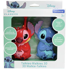 Lexibook - Walkie Talkie 3D (500mt) Disney Stitch