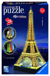 Puzzle 3D Building - Torre Eiffel Night Special Edition 12579