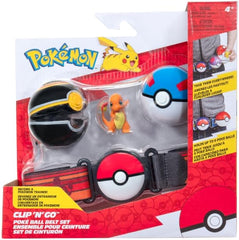 Pokémon - Clip 'n' Go Pikachu, Bulbasaur, Squirtle e Charmender