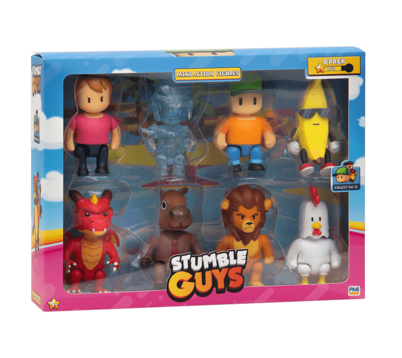 Stumble Guys - Mini Action Figure 8-Pack