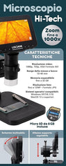 Microscopio Educativo Hi-Tech con Zoom 1000x