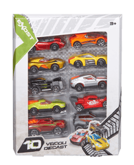 Exost - Veicoli Diecast 1:64 Pack Da 10