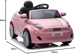 Fiat 500 Rosa Elettrica 12v