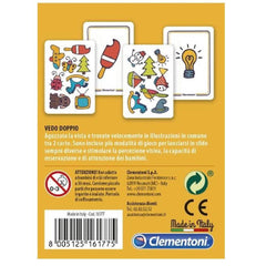 Clementoni - Sapientino Gioco di Carte Vedo Doppio