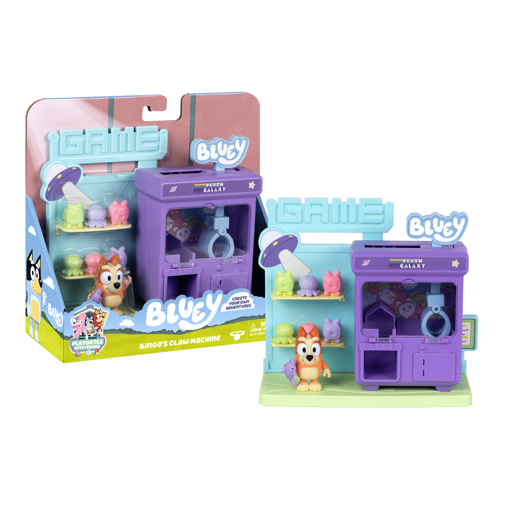 Bluey Artiglio Magico con Action Figure Esclusiva