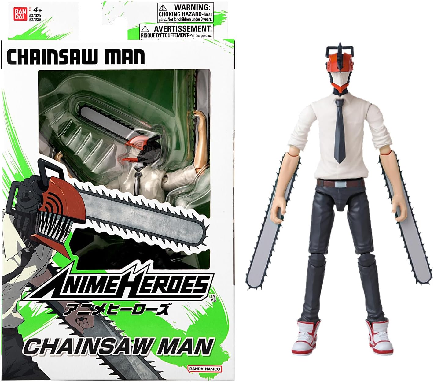 Anime Heroes - Action figure Chainsaw Man 17 cm articolata con accessori