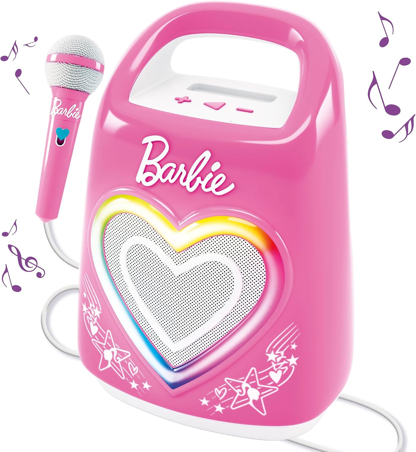Barbie Partymaker - Cassa per amplificare la tua musica con microfono