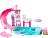 Barbie Piscina Dei Sogni, Playset Con Scivolo E Vasca Idromassaggio, Oltre 20 Accessori Come Cuccioli, Galleggianti E Molto Altro