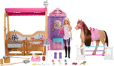Barbie Ranch Dei Sogni Playset con Cavallo, 6 aree di gioco e 25 accessori