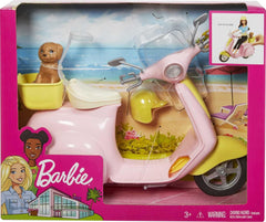 Barbie Scooter con casco e cucciolo