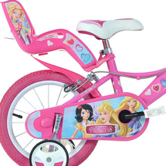 Bici per bambina Fairytale Princess 14 con rotelle e doppio freno