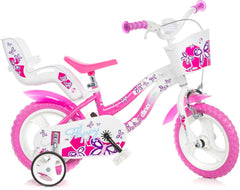 Bici per bambina Flaffy 12" con freno anteriore e gomme in EVA