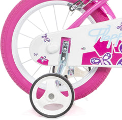 Bici per bambina Flaffy 12" con freno anteriore e gomme in EVA