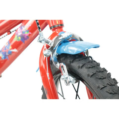 Bici per bambino Marvel Spiderman 14 pollici con telaio in acciaio e doppi freni