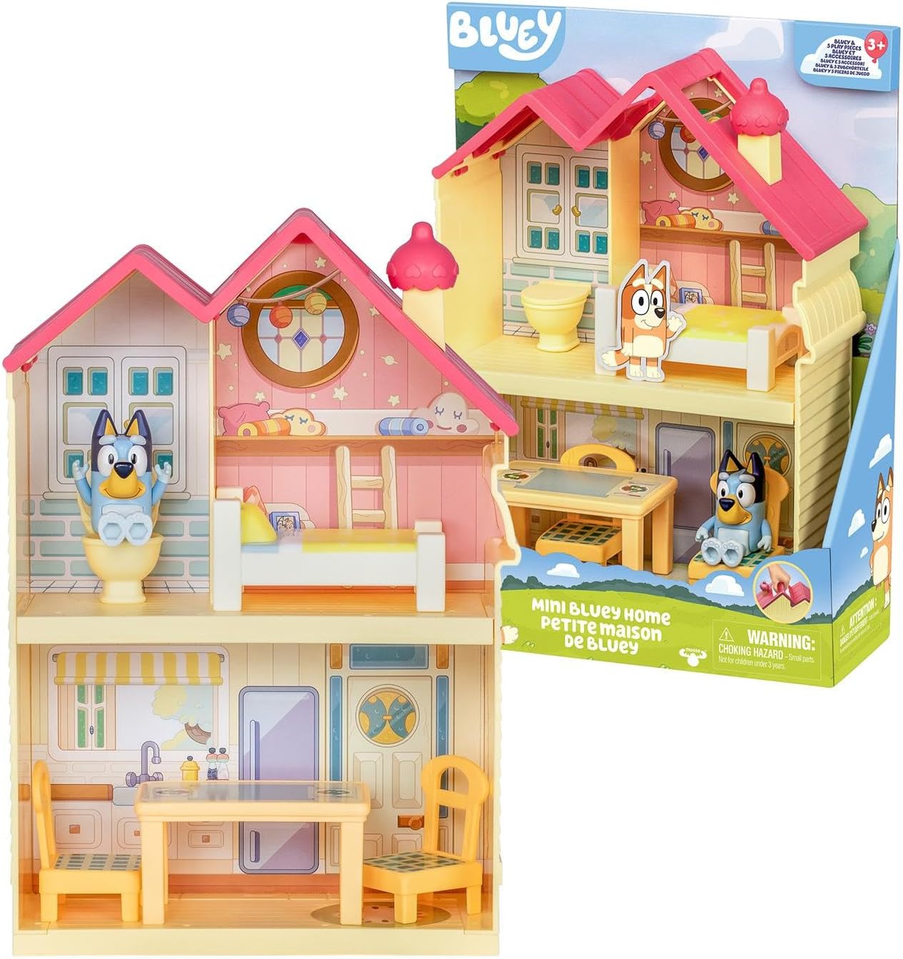 Bluey - Mini Home Playset con Bluey e accessori