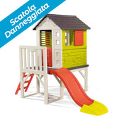 Smoby - Casetta per bambini su Palafitte con Scaletta e Scivolo