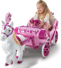 Cavallo e carrozza Disney Princess Royal - Auto elettrica 6V