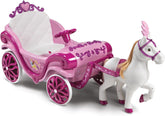 Cavallo e carrozza Disney Princess Royal - Auto elettrica 6V