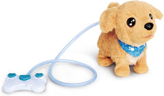 Chi Chi Love Loomy Golden Retriever - Peluche interattivo con guinzaglio luminoso