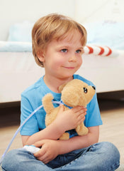 Chi Chi Love Loomy Golden Retriever - Peluche interattivo con guinzaglio luminoso