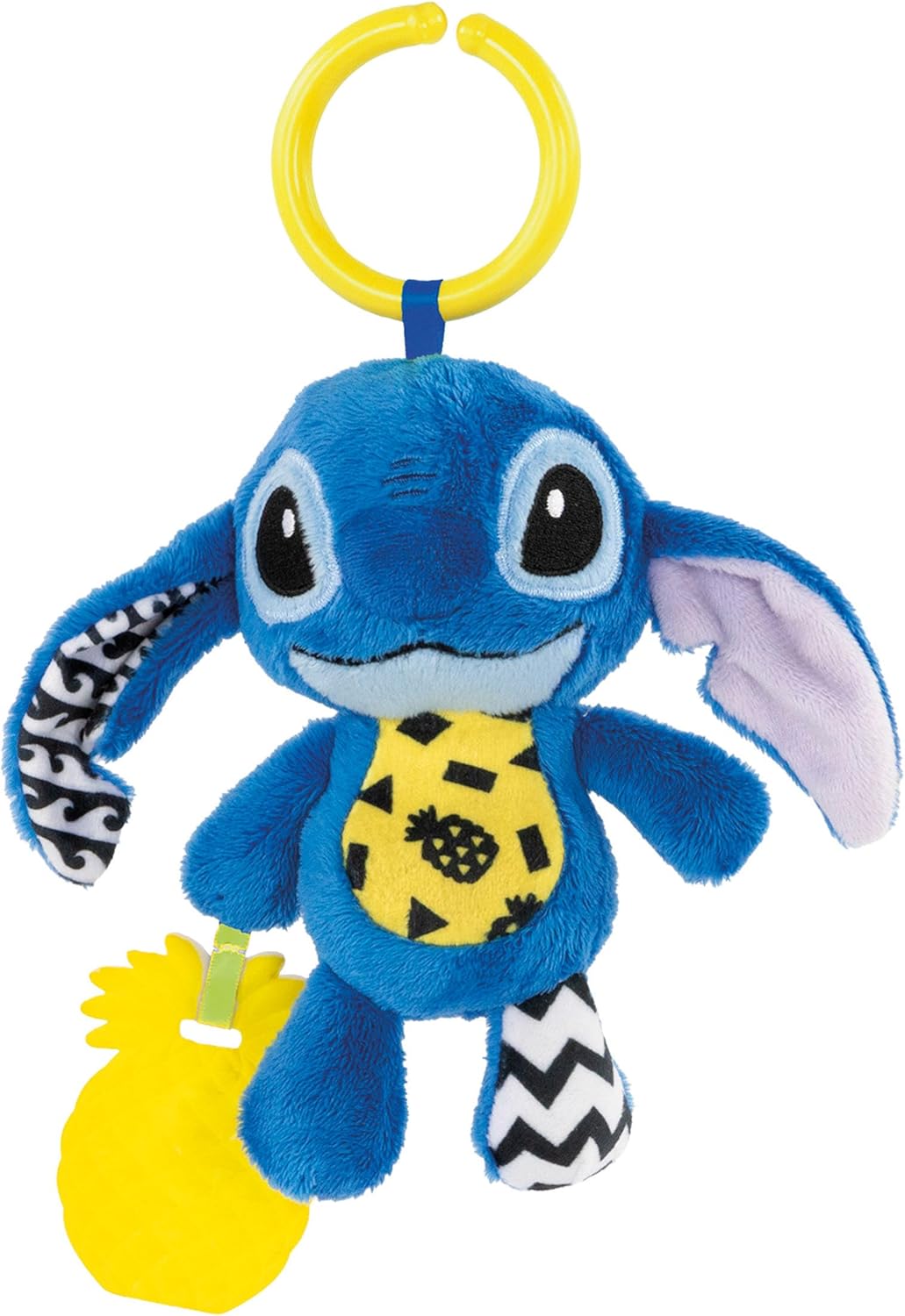 Clementoni - Disney Baby Stitch Soft Rattle
