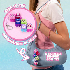 Clickeez Multipack Personaggi esclusivi trasformabili in portachiavi