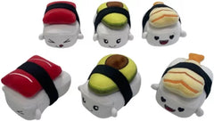 Cuscino peluche con 6 mini peluches Sushi