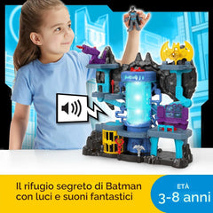 DC Super Friends - Playset Batman Batcaverna Bat-Tech con Luci e Suoni