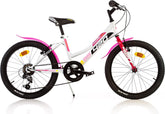 Dino Bikes - Bici Bambina 20 con telaio in acciaio e cambio a 6 velocità