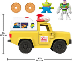 Disney Pixar - Toy Story Camioncino Pizza Planet con Buzz Lightyear e Alieno