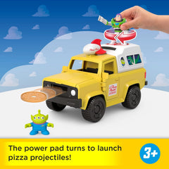 Disney Pixar - Toy Story Camioncino Pizza Planet con Buzz Lightyear e Alieno