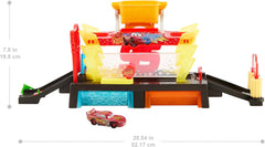 Disney Pixar Cars - Playset Autolavaggio Corsa Cambia Colore