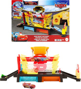 Disney Pixar Cars - Playset Autolavaggio Corsa Cambia Colore
