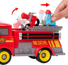 Disney Pixar Cars - Sfreccia E Soccorri Set Camion Pompieri Red e Guido