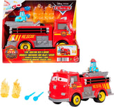 Disney Pixar Cars - Sfreccia E Soccorri Set Camion Pompieri Red e Guido