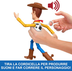 Disney Pixar Toy Story 5 - Corri Corri Woody Action Fiugre 30cm