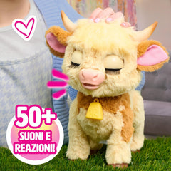 peluche interattivo mucca