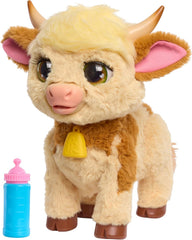 Furreal Peluche Interattivo Maggie la Mucca Feed and Follow con più di 50 suoni e reazioni