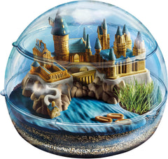 Harry Potter - Terrario Castello di Hogwarts Usa il Kit e Crea il Castello