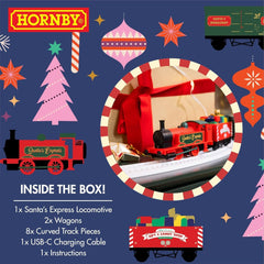 Hornby - Santa's Express Set trenino ricaricabile a batteria