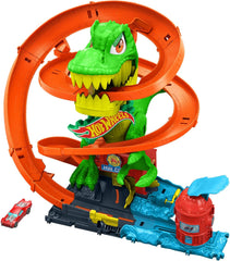Hot Wheels City - Playset T-Rex Battaglia Infuocata