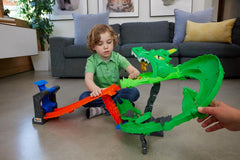 Hot Wheels Monster Truck - Set Pista Demolizione del Drago