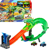 Hot Wheels Monster Truck - Set Pista Demolizione del Drago