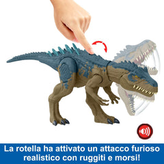 Jurassic World - Allosauro Furia Selvaggia con aculei da combattimento