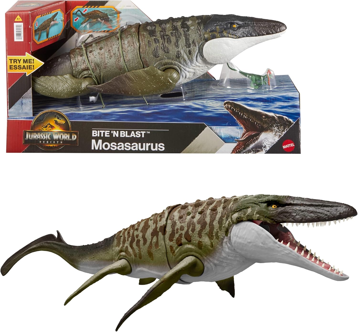 Jurassic World Rebirth - Mosasauro Morso Letale