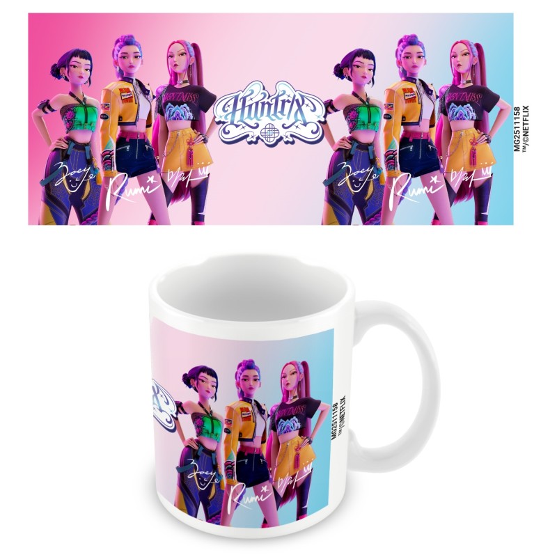 K-Pop Demon Hunters - Tazza bianca in ceramica Huntrix