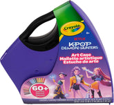 K-Pop Demon Hunters - Valigetta con kit artistico da disegno con Pennarelli e accessori
