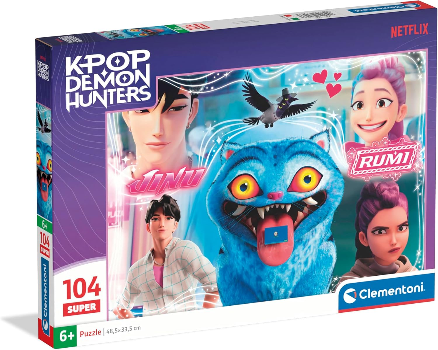 K-Pop Demon Hunters Jinu e Rumi Puzzle 100 pezzi