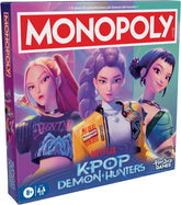 K-Pop Demon Hunters Monopoly Edizione speciale - Scegli una pedina tra i protagonisti e acquista più concerti che puoi